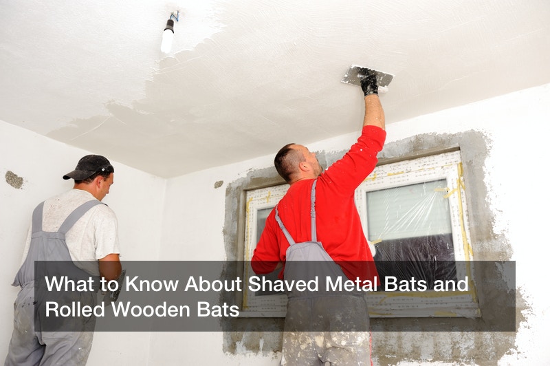 What to Know About Shaved Metal Bats and Rolled Wooden Bats